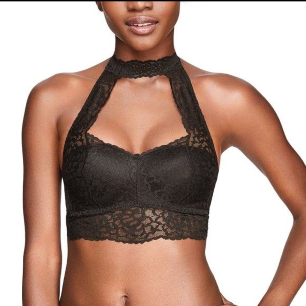 Black VS Pink SMALL Push-Up Bralette NWT